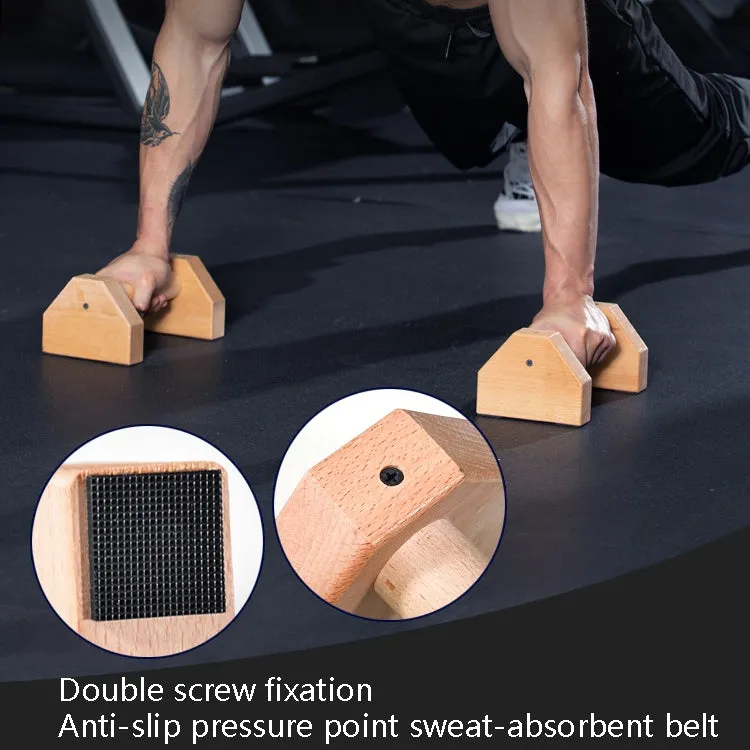 1 Pair Push-Ups Bracket Wooden Single Parallel Bars Inverted Frame, Specification: 50cm