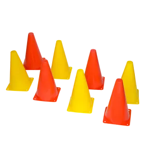 230mm Training Cones Set Witches Hat Football Soccer Rugby Traffic