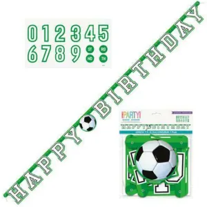 3d Soccer Birthday Jointed Banner, 7ft