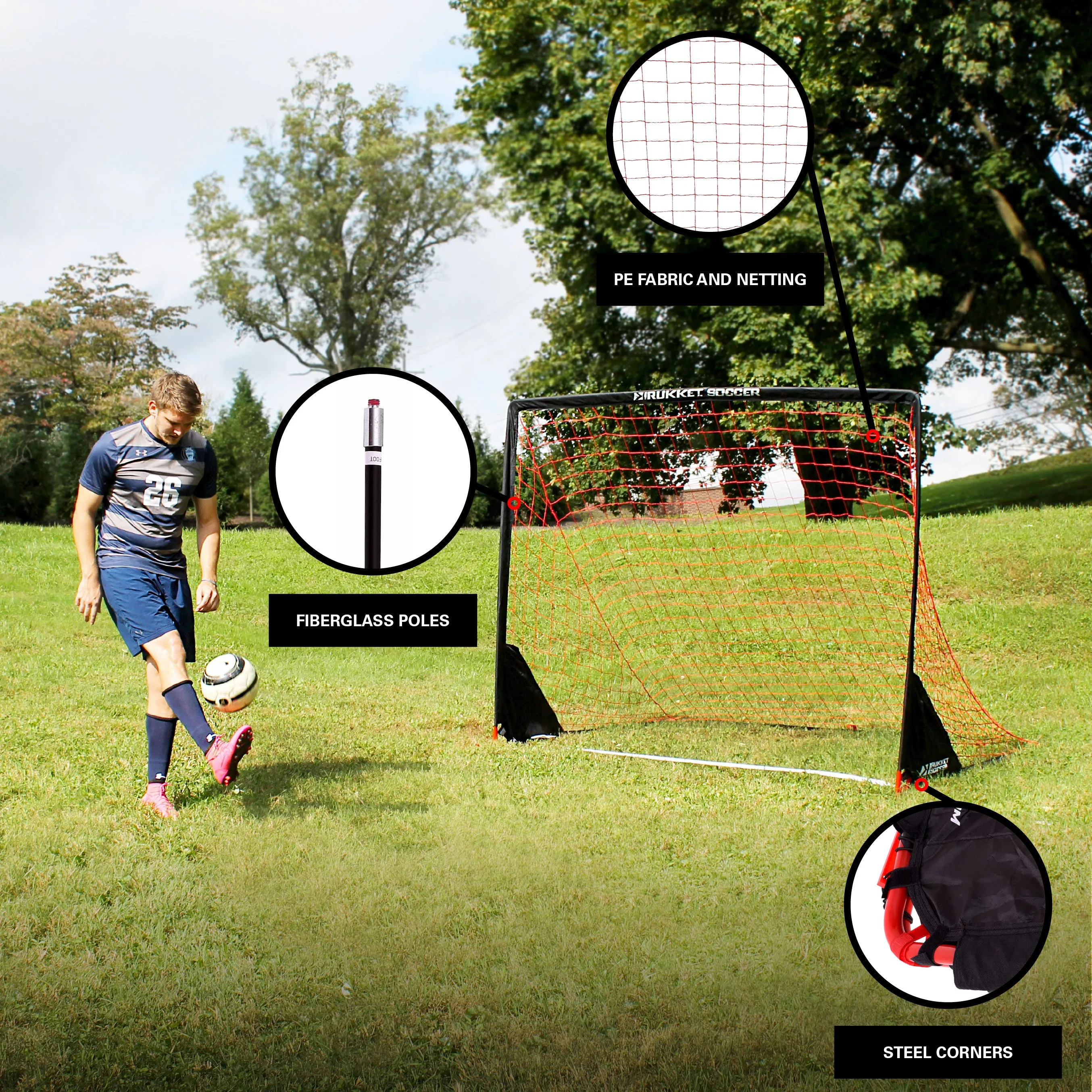 8x6 Foldable Soccer Goal