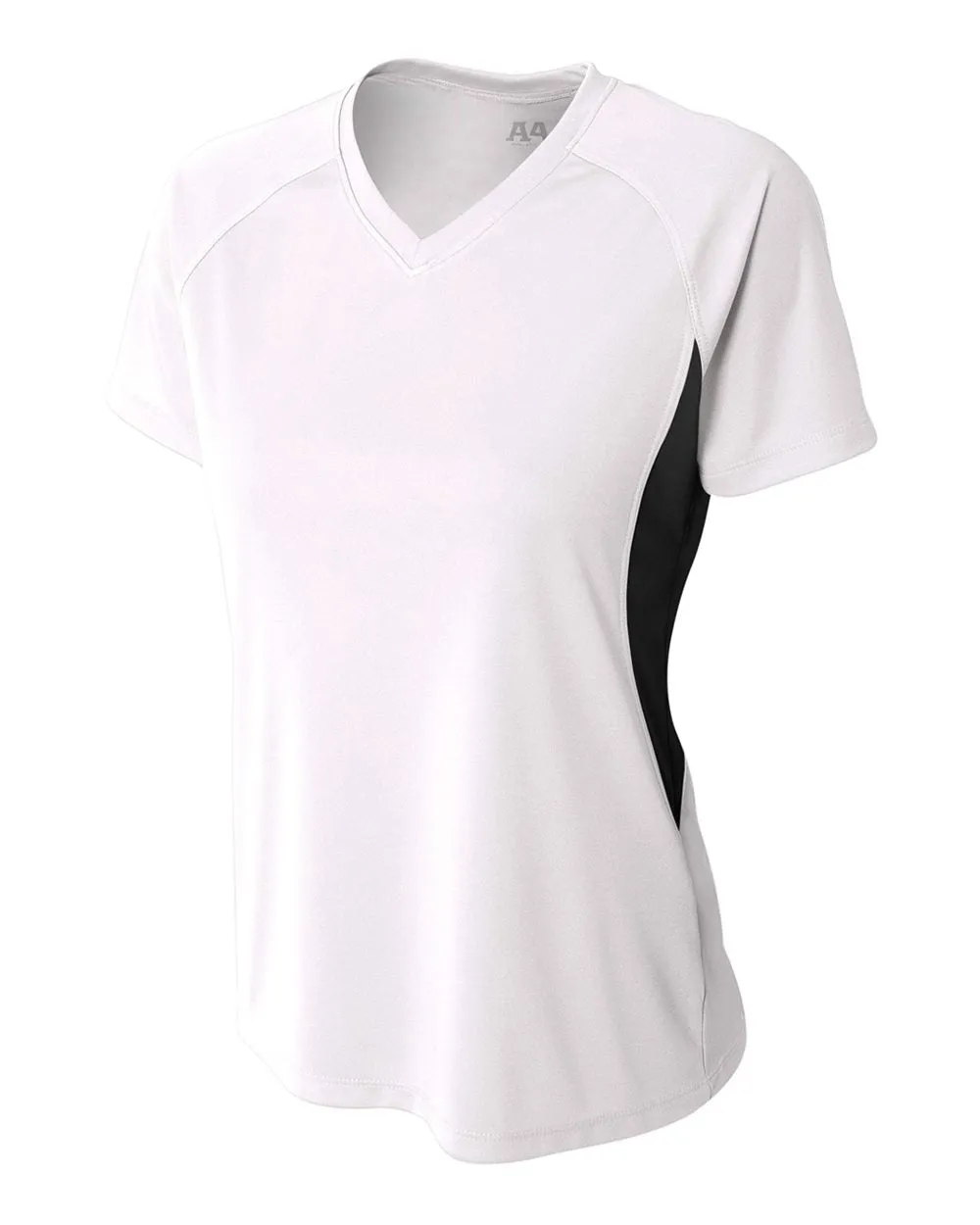 A4 Women's Color Block Performance V-Neck