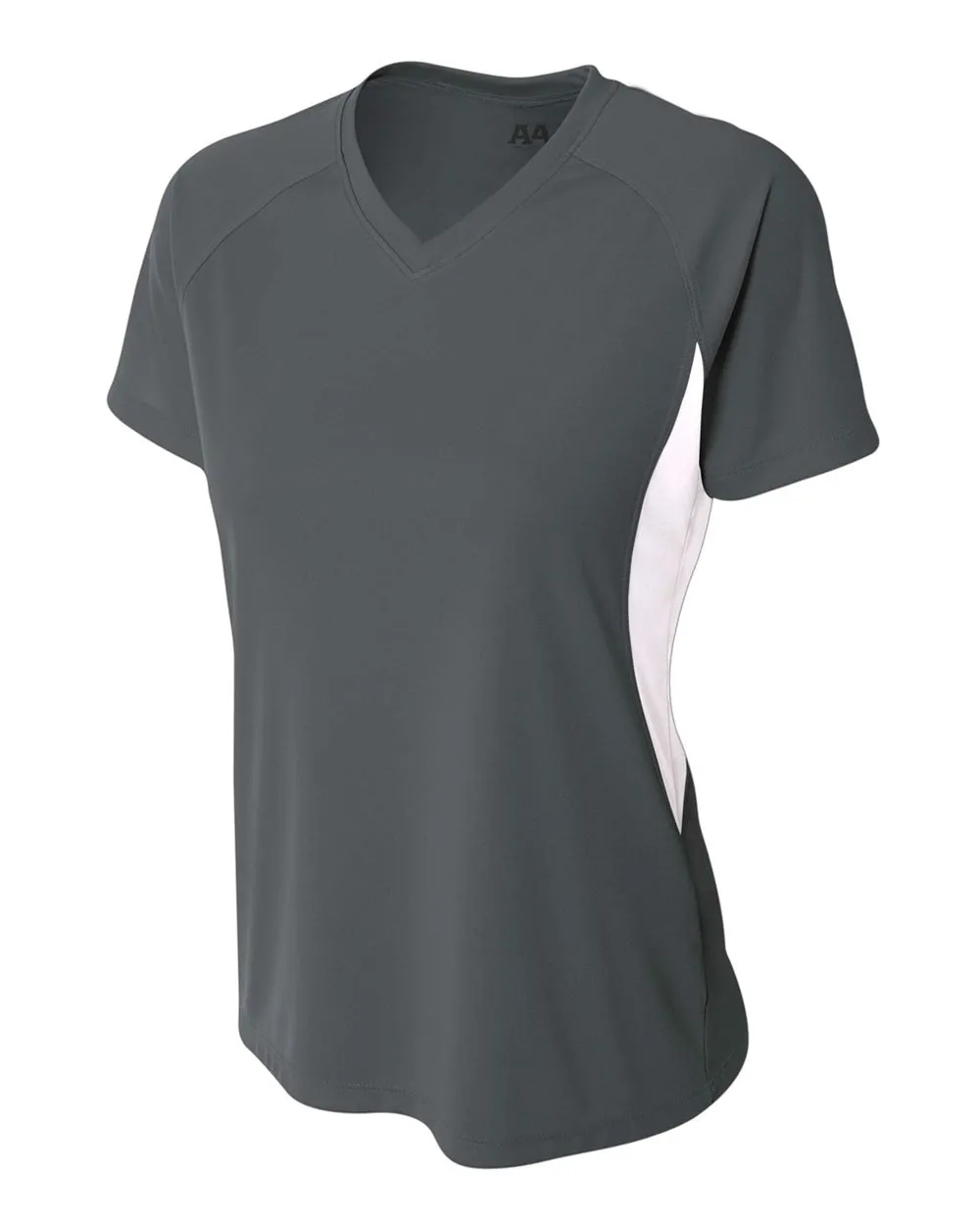 A4 Women's Color Block Performance V-Neck