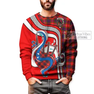 Abernethy Tartan Sweatshirt with Epic Bagpipe Style