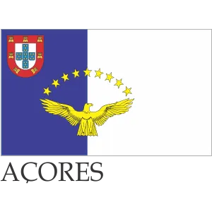 Acores Flag 12 x 18 inches