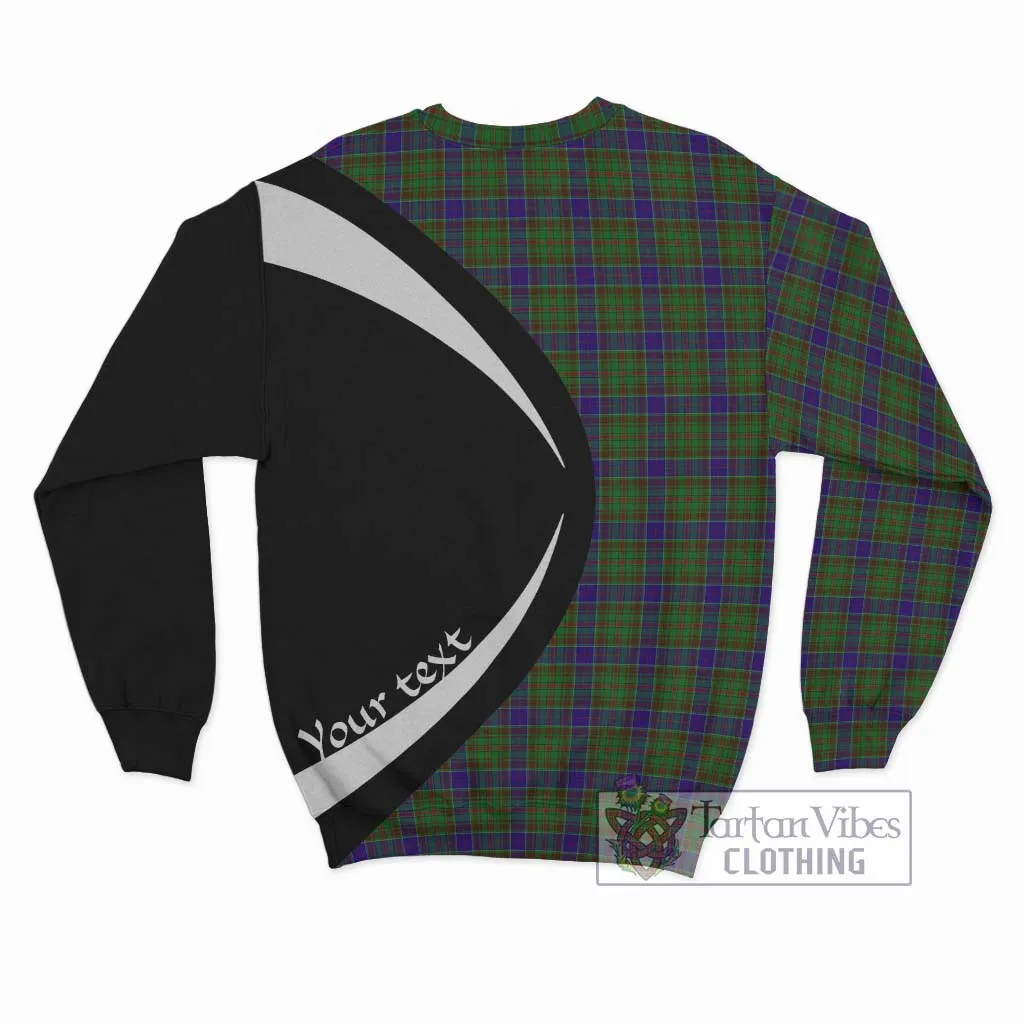 Adam Tartan Sweatshirt with Family Crest Circle Style