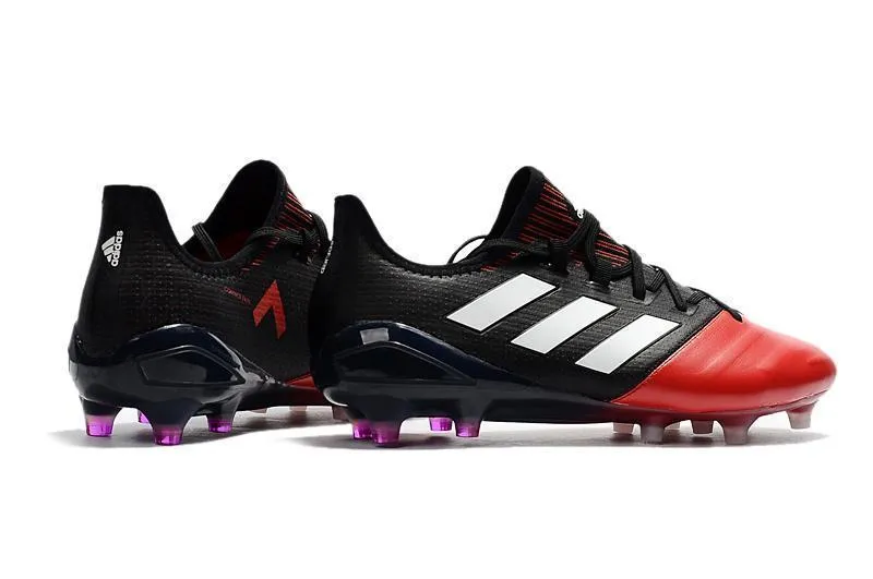 Adidas ACE Series FG Soccer Cleats Shoes Red Black White