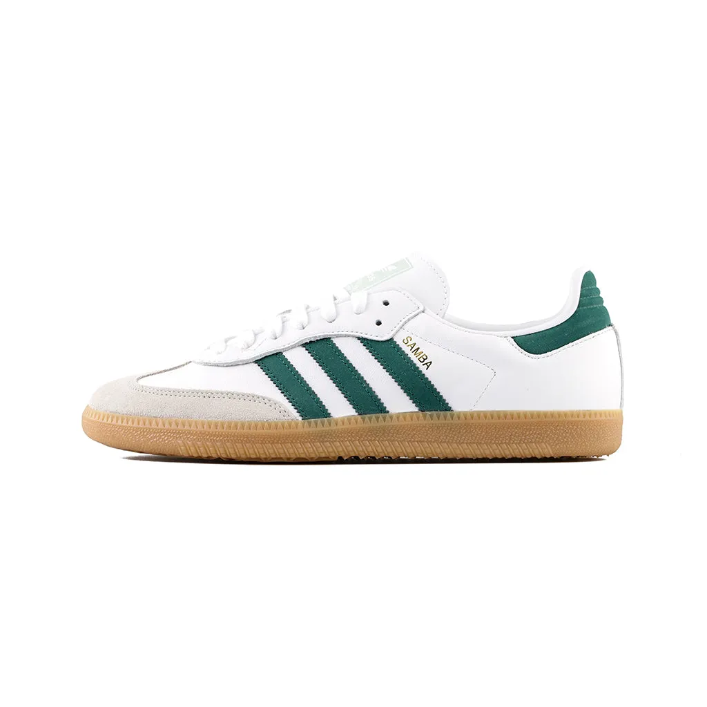 adidas Originals - Samba OG (Cloud White/Collegiate Green/Vapour Green)