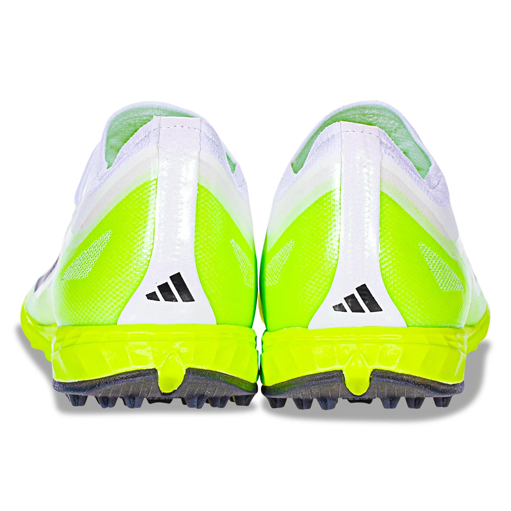 adidas X Crazyfast.1 Turf Soccer Shoes (White/Core Black/Lucid Lemon)