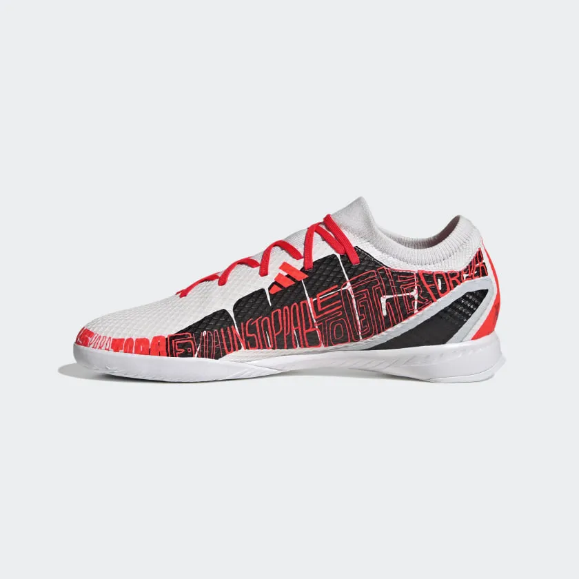 adidas X Speedportal Messi.3 IN Indoor Shoe Cloud White/Core Black/Solar Red