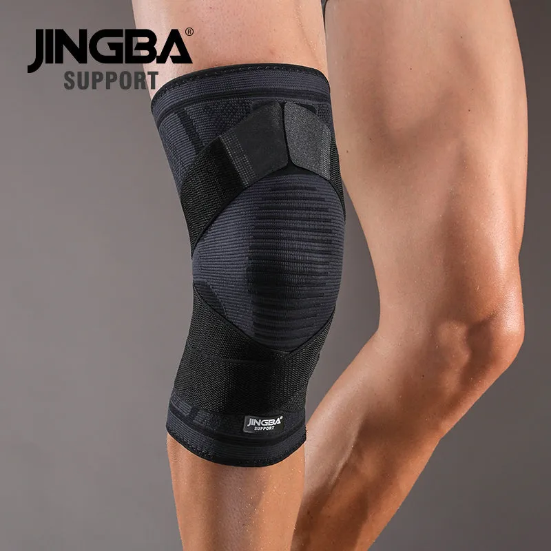 Adjustable Nylon Knee Supports - High Compression Knee Brace for Basketball