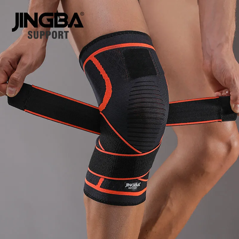 Adjustable Nylon Knee Supports - High Compression Knee Brace for Basketball