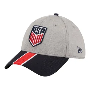 Adult New Era USMNT 39Thirty Grey Hat