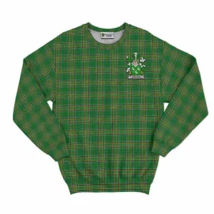 Aherne Irish Clan Tartan Sweatshirt with Coat of Arms