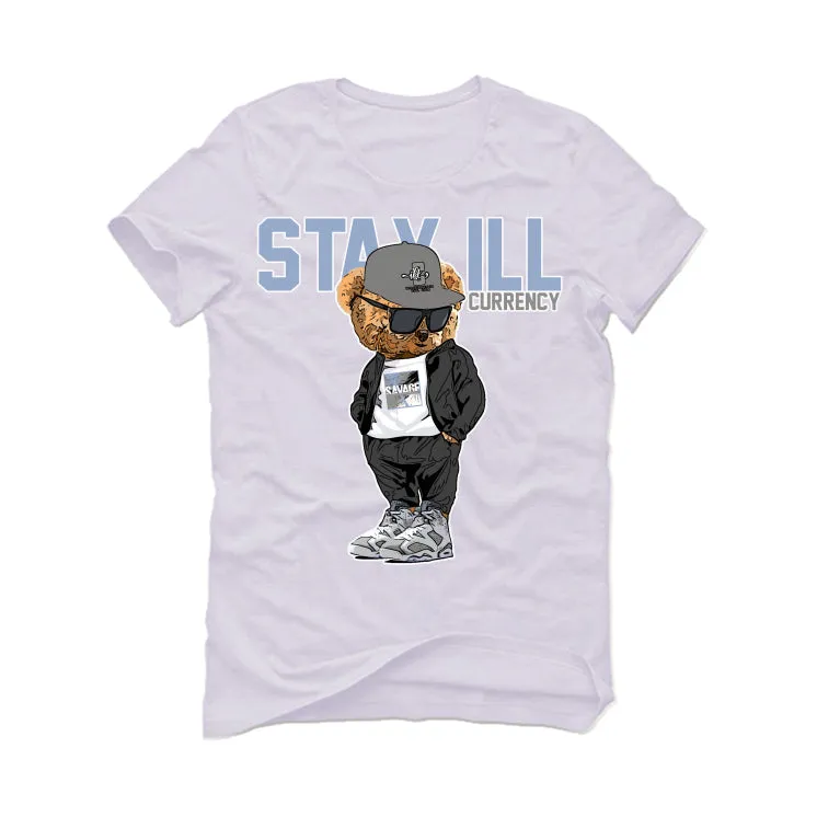 Air Jordan 6 “Cool Grey” White T-Shirt (Stay ill Bear)