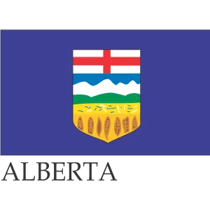 Alberta Flag 12 x 18 inches