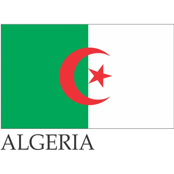 Algeria Flag 12 x 18 inches