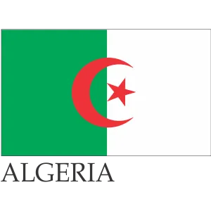 Algeria Flag 12 x 18 inches