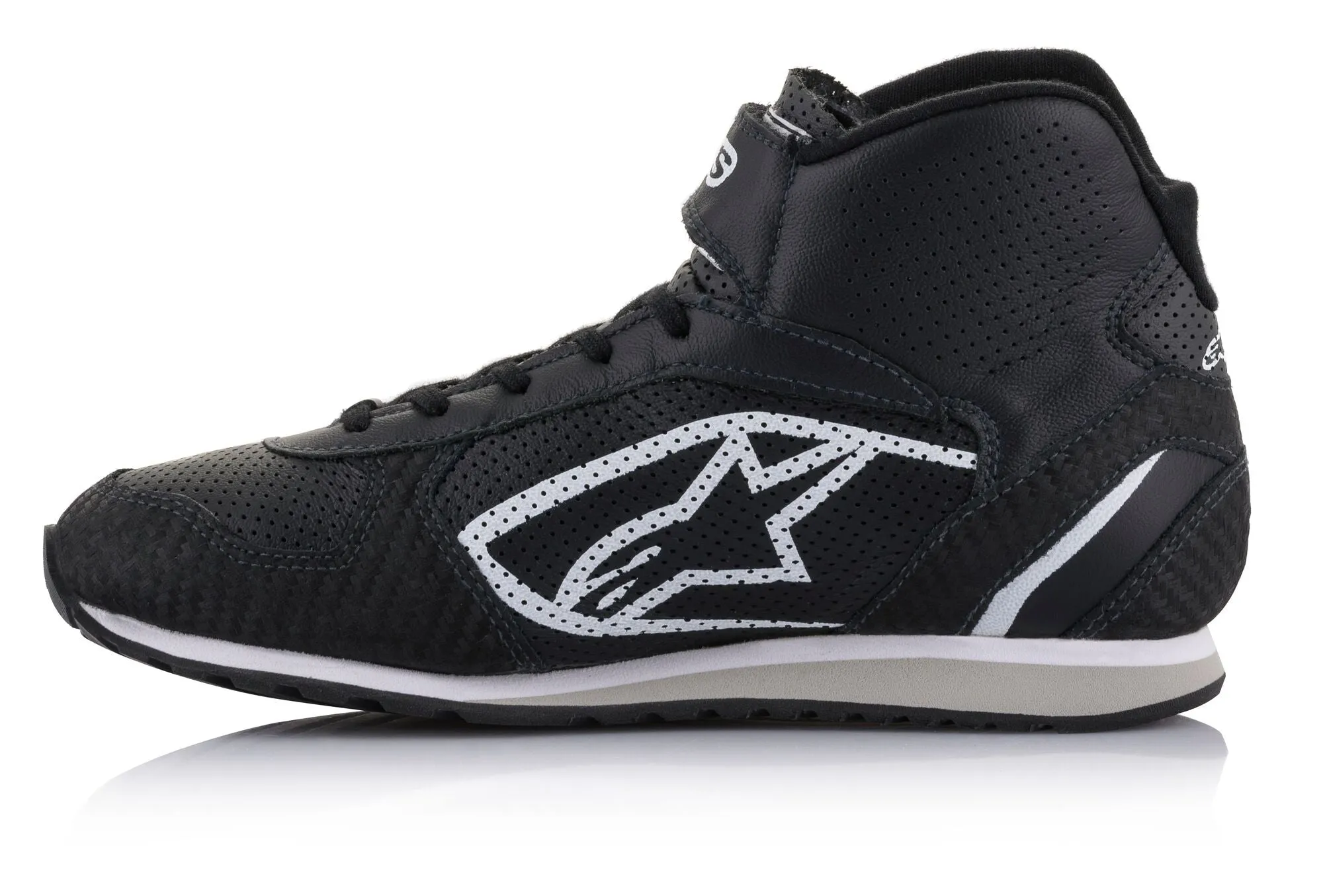 ALPINESTARS 2719021_12_10 Mechanic's shoes RADAR, FIA 8856-2018, black/white, Size 43