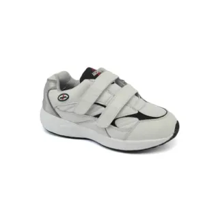 Answer2 554-3V White/Navy - Men's Athletic Walking Shoes with Staps