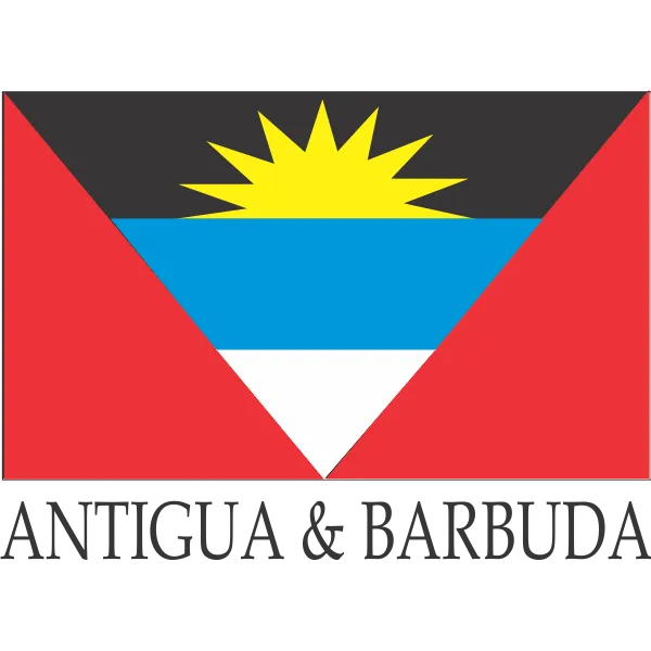 Antigua and Barbuda Flag 12 x 18 inches