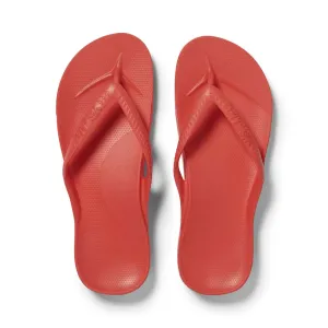 Archies Arch Support Thongs - KIDS Coral