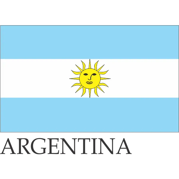 Argentina Flag 12 x 18 inches