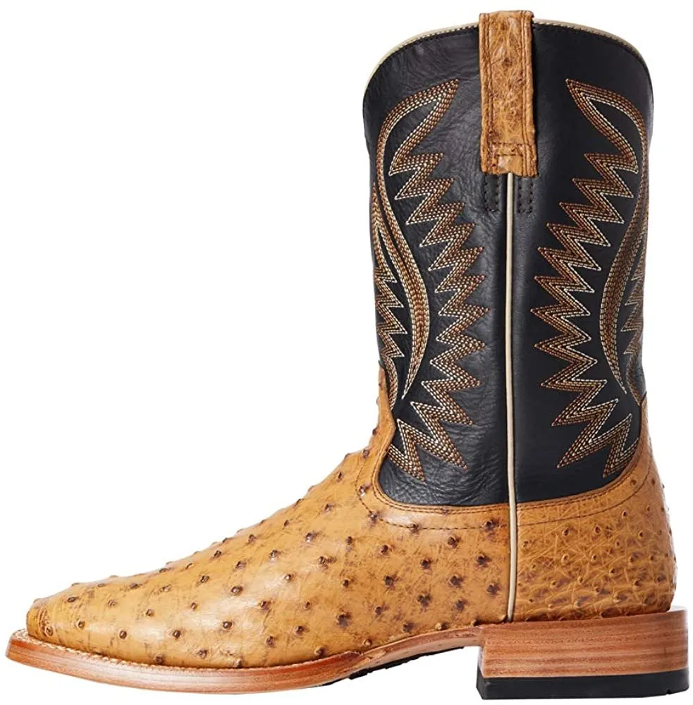 Ariat Men's Full Quill Ostrich Square Toe Boot