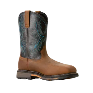 Ariat Men's Waterproof Composite Toe Work Tumbled Bark Twilight Boots