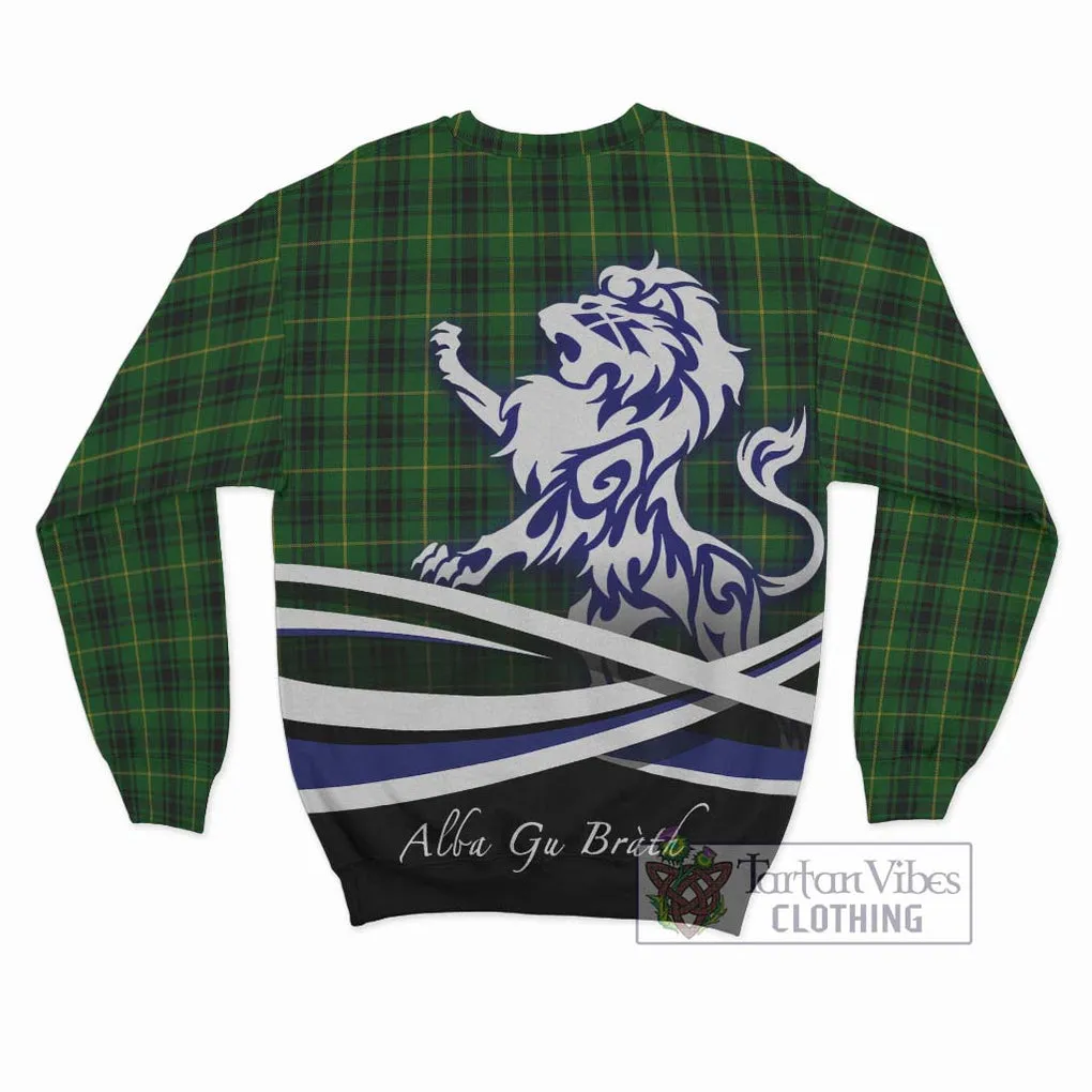 Arthur Tartan Sweatshirt with Alba Gu Brath Regal Lion Emblem