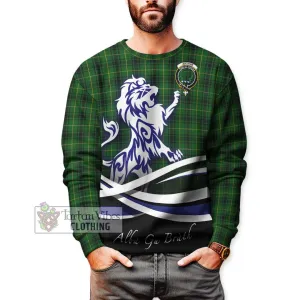 Arthur Tartan Sweatshirt with Alba Gu Brath Regal Lion Emblem