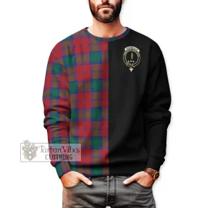 Auchinleck (Affleck) Tartan Sweatshirt with Family Crest and Half Of Me Style