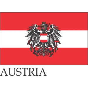 Austria Flag 12 x 18 inches