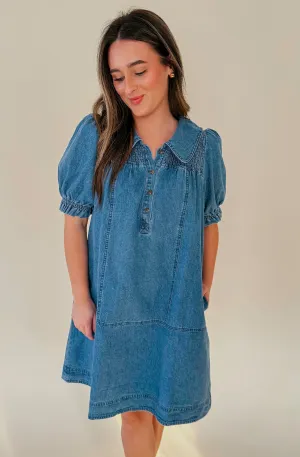 BABY BLUES DENIM DRESS