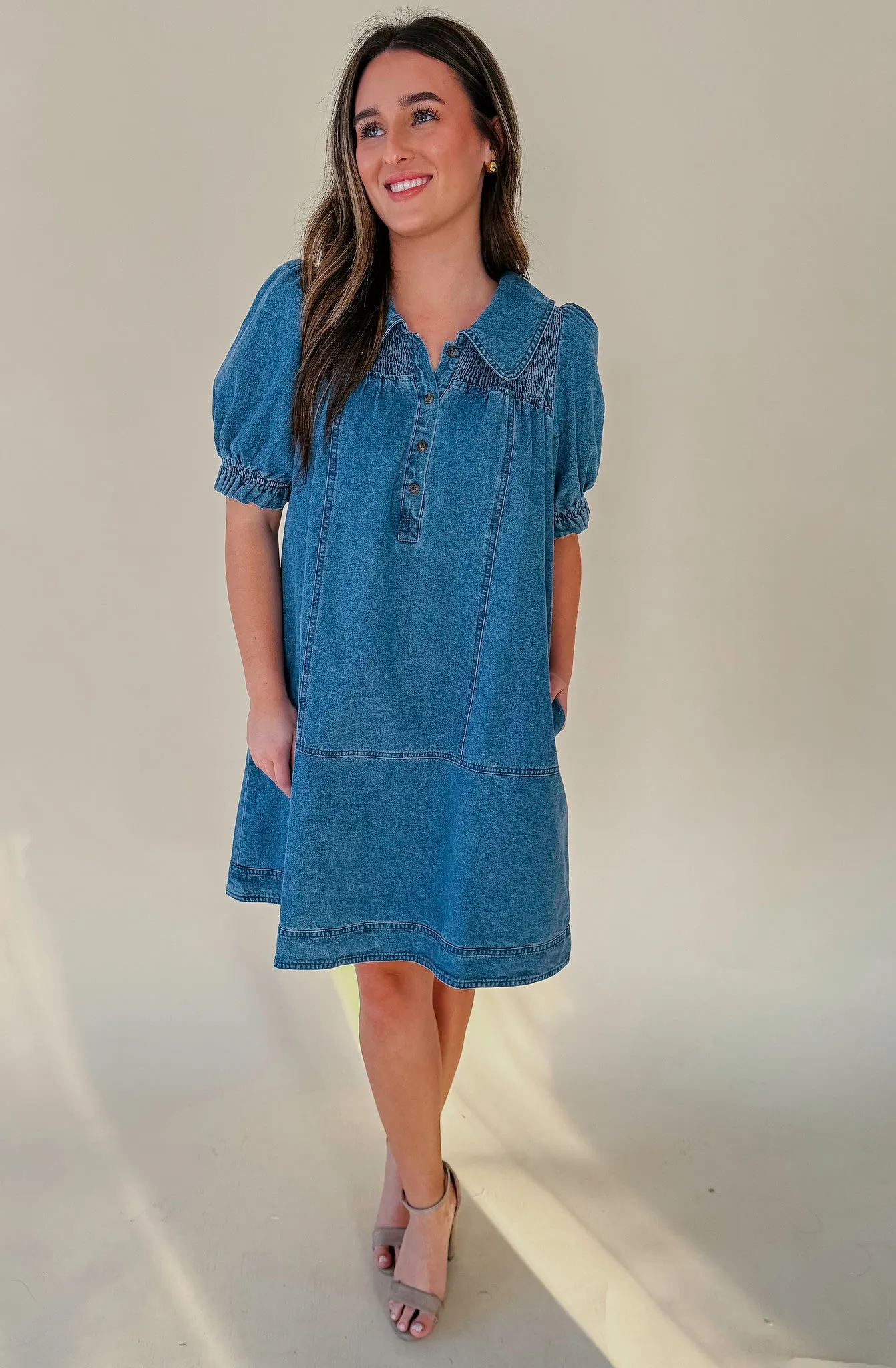 BABY BLUES DENIM DRESS