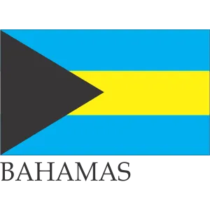 Bahamas Flag 12 x 18 inches