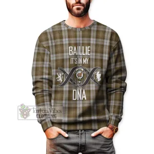 Baillie Dress Tartan Sweatshirt with Family Crest DNA In Me Style