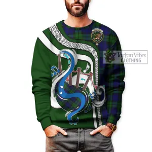 Bannatyne Tartan Sweatshirt with Epic Bagpipe Style