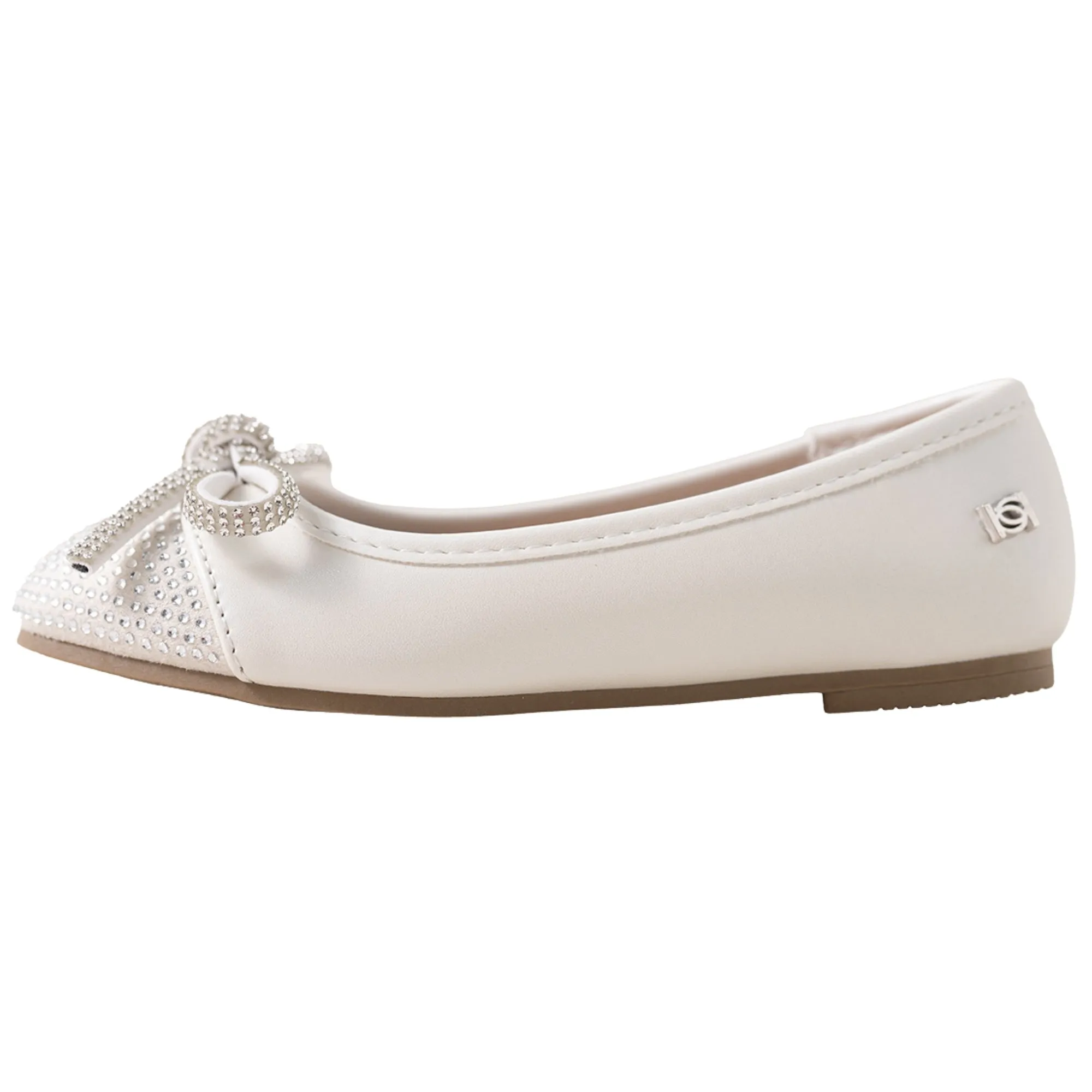 bebe Girls' Sandals - Sparkly Shoes for Kids Ballet Flats for Girls (Little Kid/Big Kid)