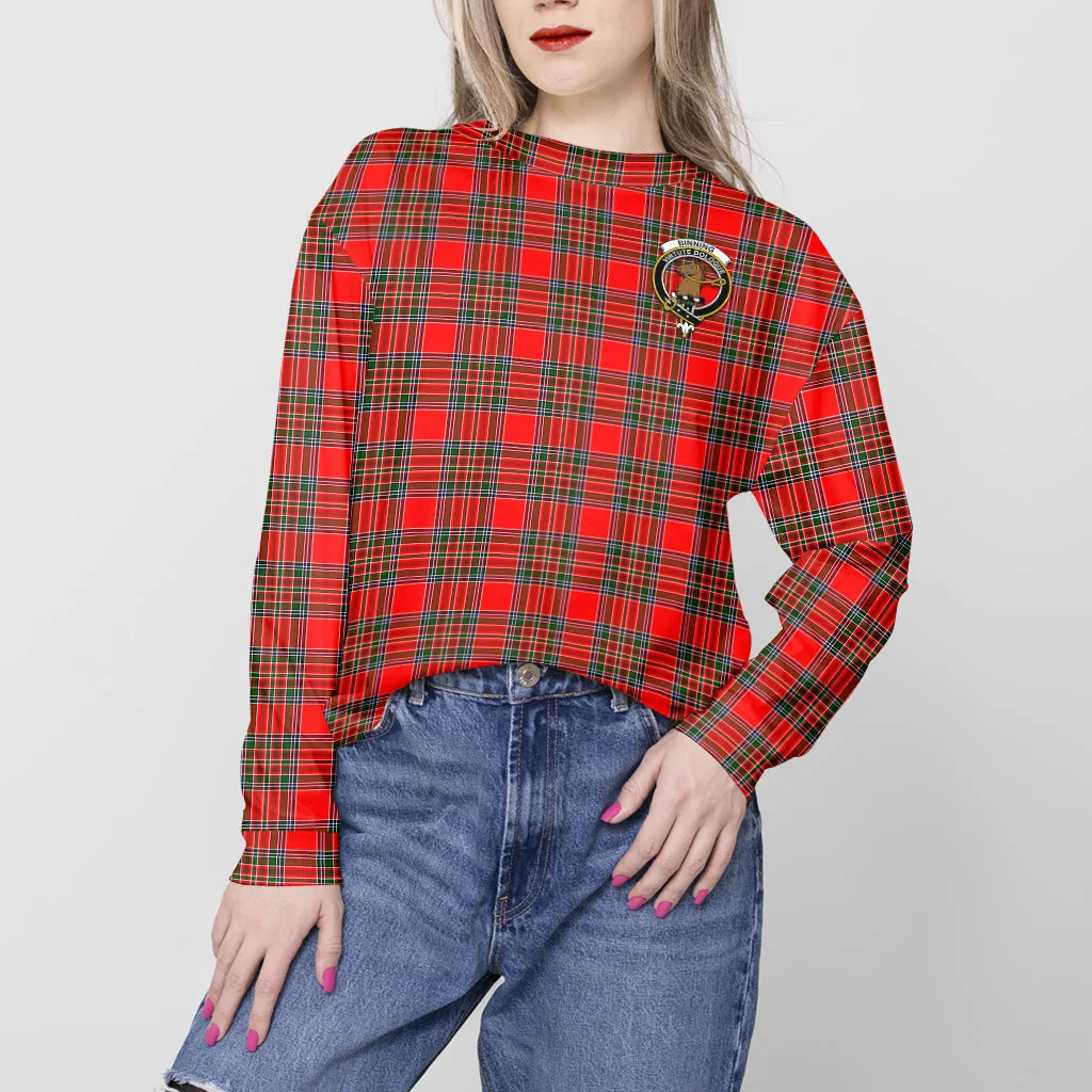 Binning Tartan Sweatshirt with Family Crest