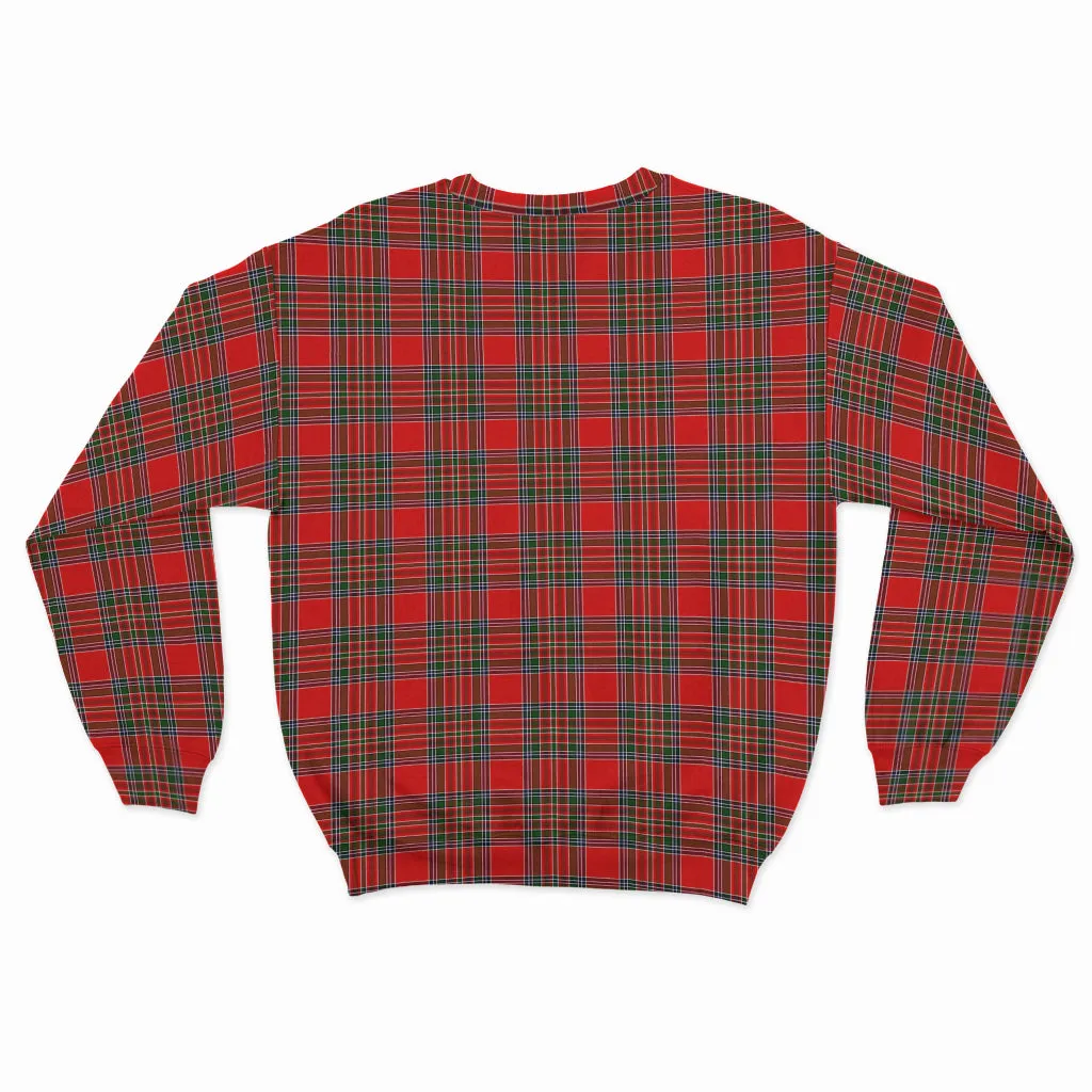 Binning Tartan Sweatshirt with Family Crest