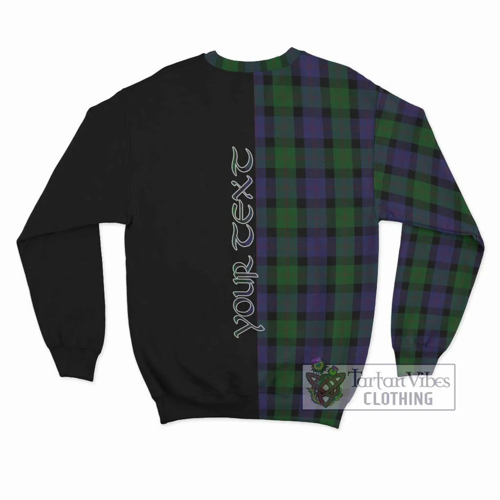Blair Tartan Sweatshirt with Family Crest and Half Of Me Style