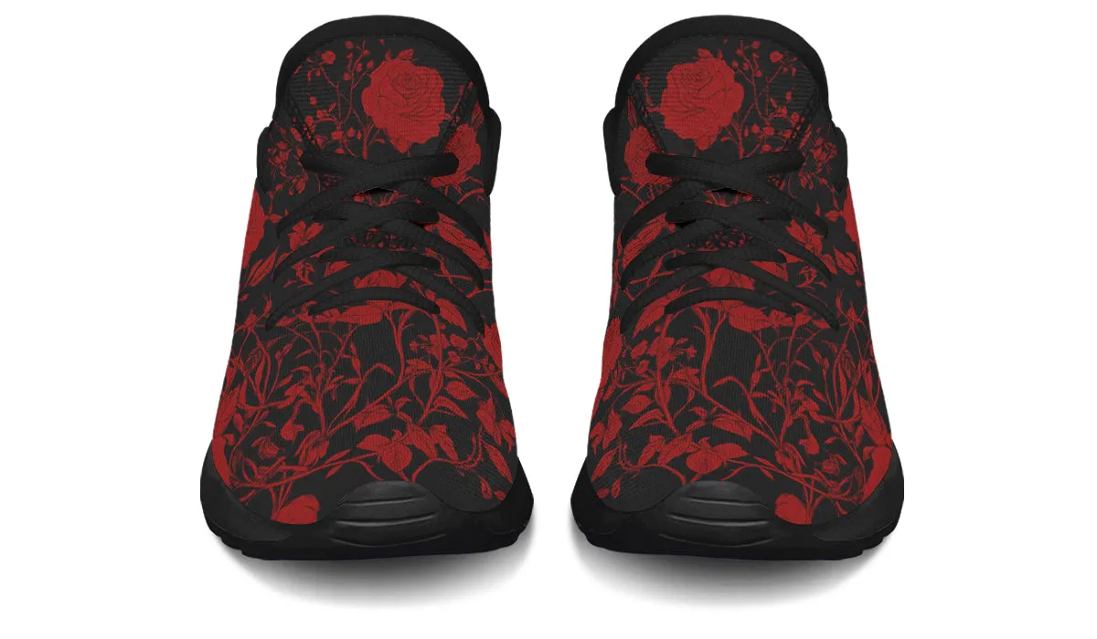 Blood Rose Romance Kids Sneakers - Lightweight Breathable Kids Sneakers with Durable Soles