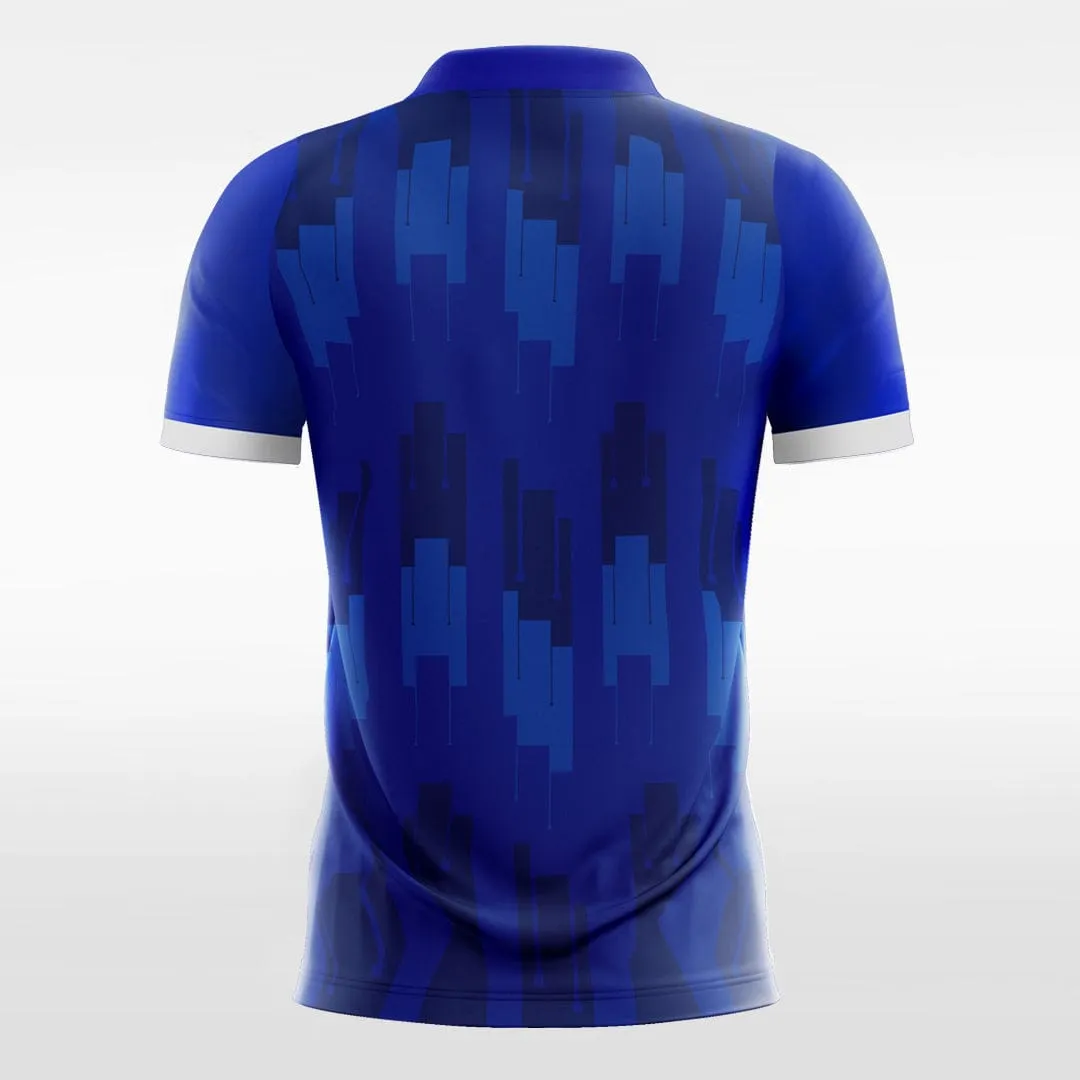 Blue Mosaic - Kids Custom Soccer Jerseys Design Cool