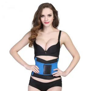 Body Shaping Underwear Abdomen Belt Fat Burning Paste New Fashion Sports Fitness Belly Belt, Size:S (Blue)