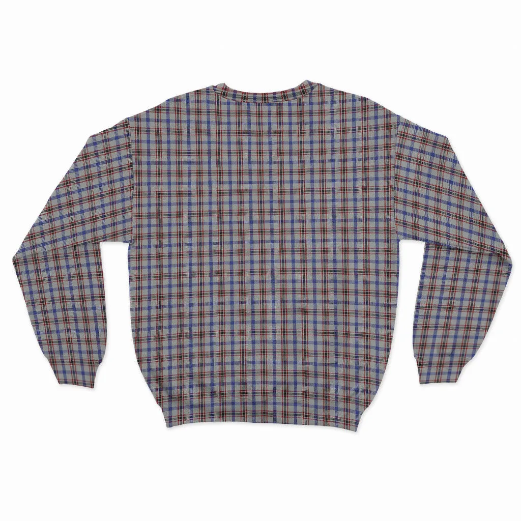 Boswell Tartan Sweatshirt with Family Crest