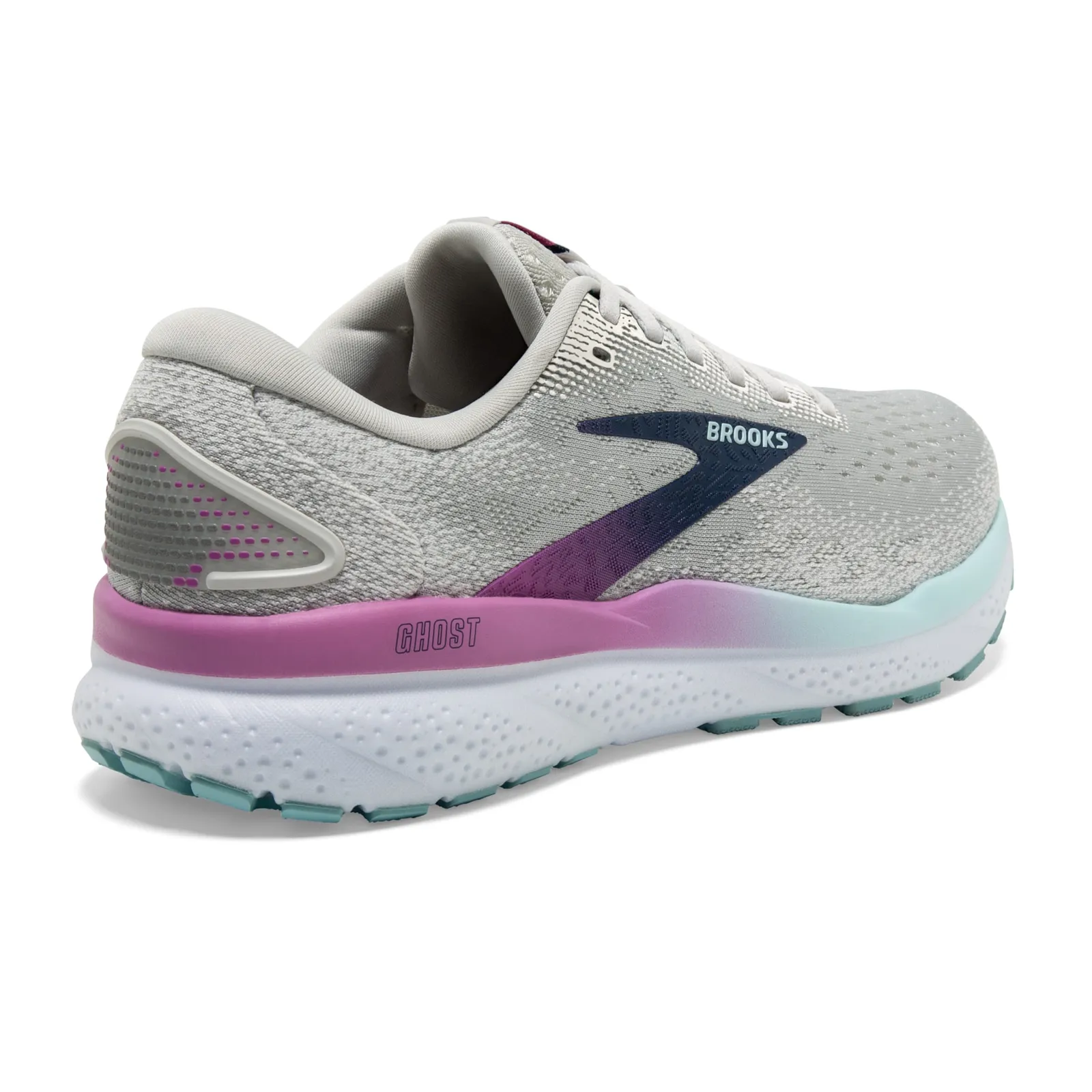 Brooks Ghost 16 Running Shoe (Women) - White/Grey/Estate Blue