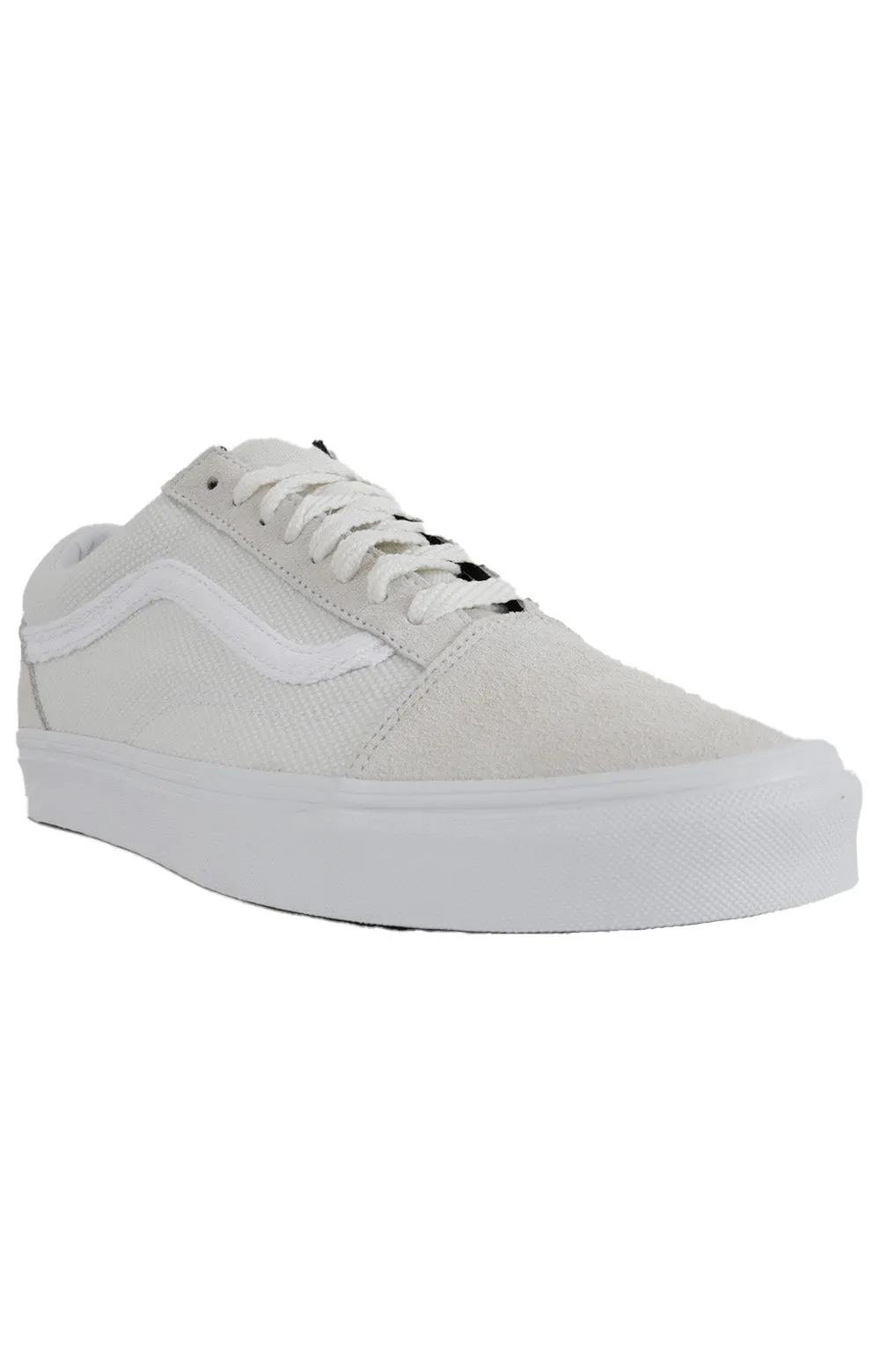 (BW2JVY) Textured Old Skool Shoes - Blanc De Blanc