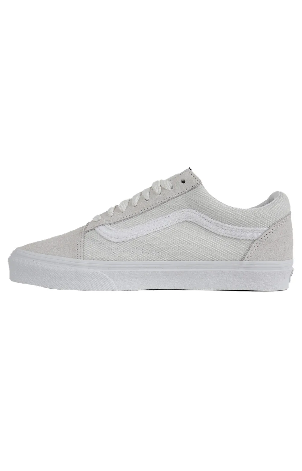 (BW2JVY) Textured Old Skool Shoes - Blanc De Blanc