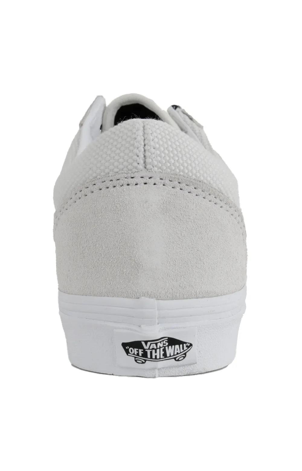 (BW2JVY) Textured Old Skool Shoes - Blanc De Blanc