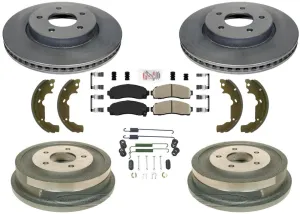 Carbon Performance Disc Brake Rotors Drums Brake Shoes for Equinox 2005-2006